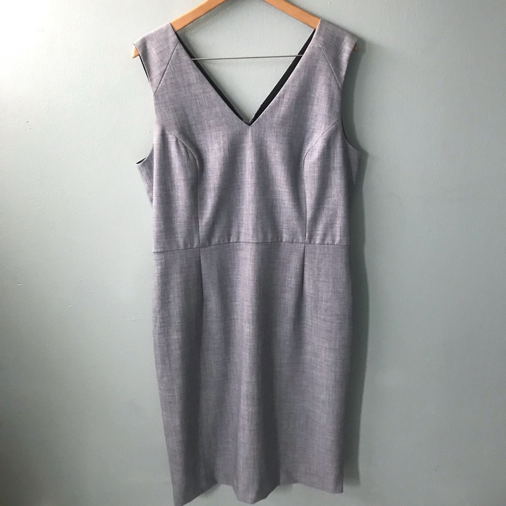 BANANA REPUBLIC Blue Fitted Dress
